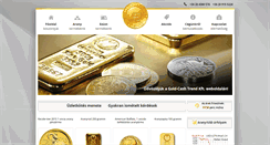 Desktop Screenshot of goldcashtrend.hu