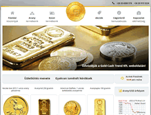 Tablet Screenshot of goldcashtrend.hu